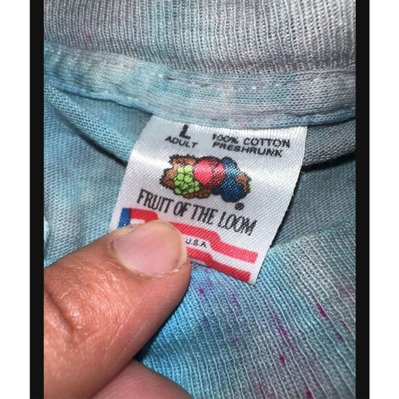 Vintage Pope John Paul 1993 Denver Tie-Dye Tee - Picture 3 of 3